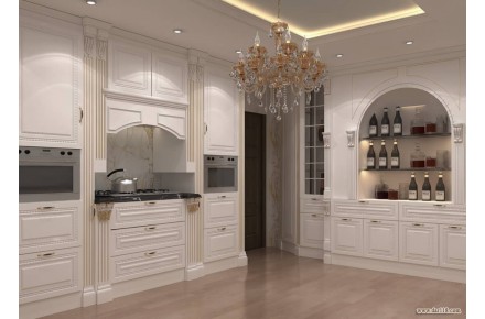 طراحی تخصصی سه بعدی کابینت آشپزخانه - 1