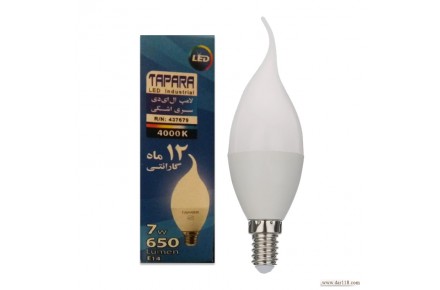 لامپ LED سری اشکی ( 7W ) TAPARA - 1