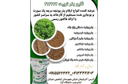 فروش بذر یونجه درجه یک بوجاری شده و سس گیری شده  - 2