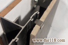 نمای خشک سرامیک و سنگ به روش کلیپس