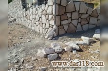 پیمانکاری سنگ لاشه طراحی و ساخت آبنما آبشار برکه جوب