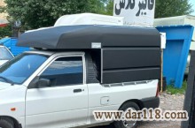 پراید وانت اریسان مزدا اتاق باربند کفی فایبرگلاس اهنی بهترین اتاقسازی باربندسازی ایران