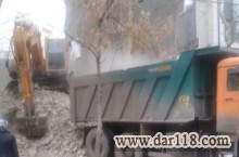 خاکبرداری گودبرداری خاکریزی تخریب خرید ضایعات به توسط بیل مکانیکی لودر بابکت اجرای رمپ پارکینگ سازه نگهبان