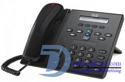  گوشی تلفن سیسکو Cisco Unified IP Phone CP-6921-C-K9 - 1