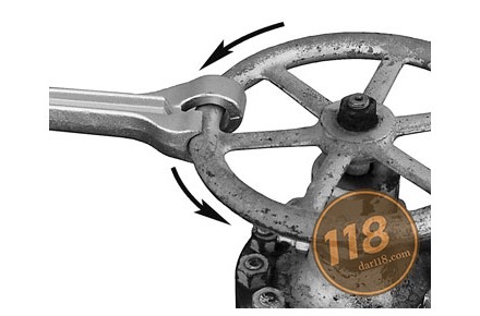 آچار ولو     Valve Wheel Wrench      valve wheel spanner    hand wheel spanner    hand wheel wrench - 3
