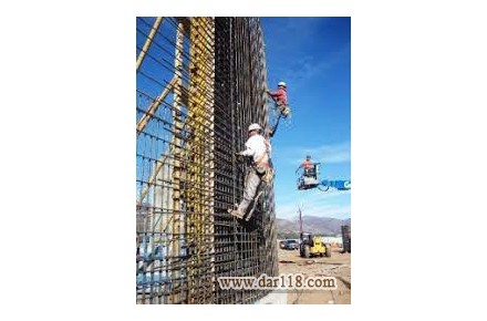 اجرای آرماتوربندی و قالب بندی دیواروسقف 