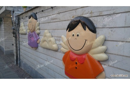 دیزاین نمای بیرونی مهدکودک به گل - 1