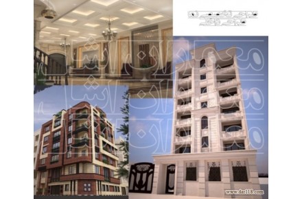معماران اشل- طراحی تخصصی نما مورد تایید شهرداری و طراحی داخلی - 1